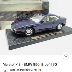 BMW 850i maisto au 1/18 - Collection